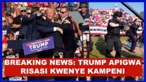 Donald Trump ashambuliwa kwa Risasi kwenye mkutano wa Kampeni