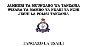 Majina ya walioitwa usaili jeshi la polisi 2024