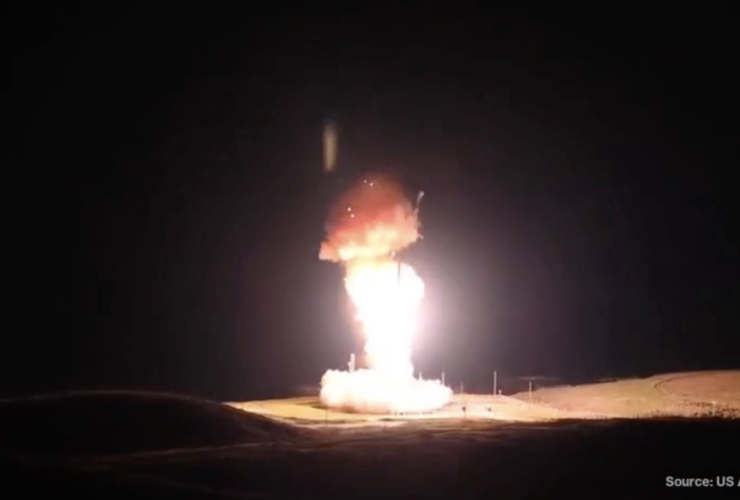 Marekani yalifanyia majaribio kombora lake la ICBM lenye uwezo wa nyuklia