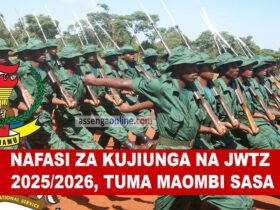 Nafasi za Kujiunga na JWTZ 2025/2026
