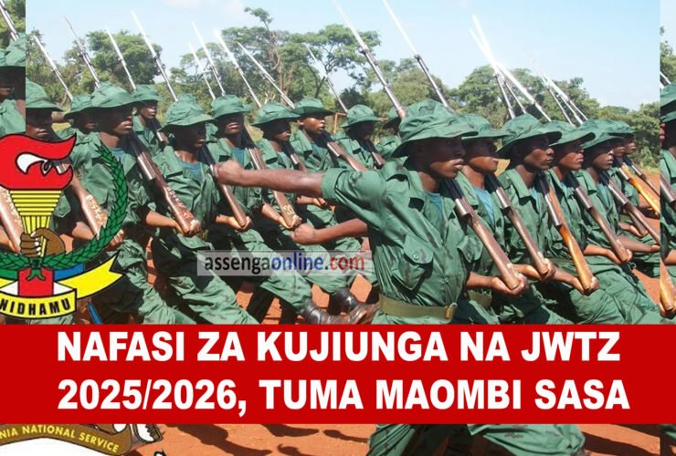 Nafasi za Kujiunga na JWTZ 2025/2026
