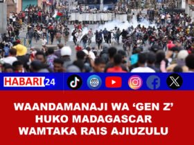 Waandamanaji wa “Gen Z” wataka kiongozi wa taifa la Afrika ajiuzulu (PICHA, VIDEO)