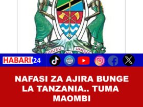 🏛️ Tangazo la Ajira Bunge la Jamhuri ya Muungano wa Tanzania – Novemba 2025