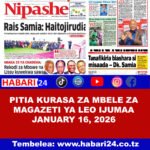 Magazeti ya leo January 16 2026