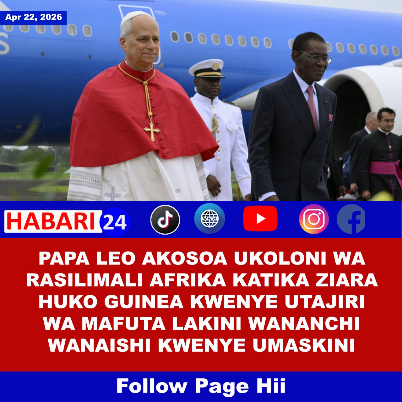 Papa Leo XIV amekosoa “ukoloni” wa rasilimali za madini za Afrika