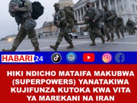 Hiki ndicho ambacho mataifa makubwa yanapaswa kujifunza kutoka kwa vita vya Marekani dhidi ya Iran. ￼