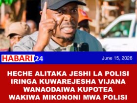 Heche alitaka Jeshi la polisi kuwarejesha vijana wanaodaiwa kupotea Iringa