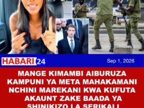 Mange Kimbambi Aiburuza Kampuni ya Meta Mahakamani Akidai Meta Ilifuta Akaunti Zake Baada ya Shinikizo kutoka Serikali ya Tanzania - New York Post