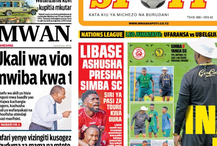 Tanzania newspaper today Monday Oct 5, 2026